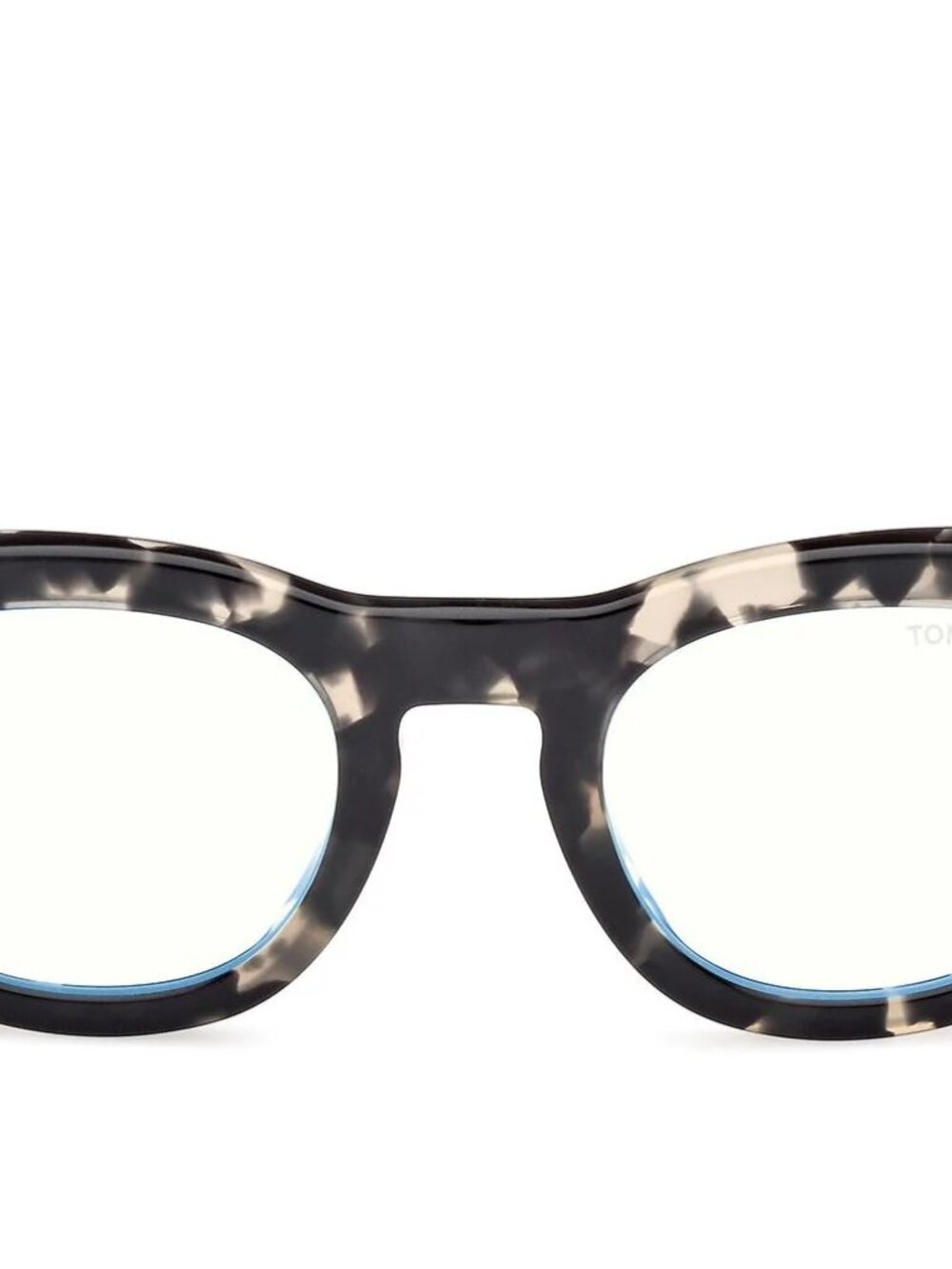 NEW TOM FORD TF5873-B 005 BLACK HAVANA BLUE BLOCK LENS AUTHENTIC EYEGLASSES - Picture 7 of 7
